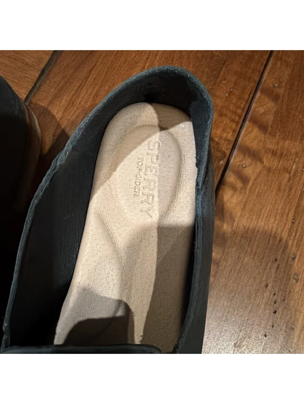 Sperry Black Slip-On Loafers